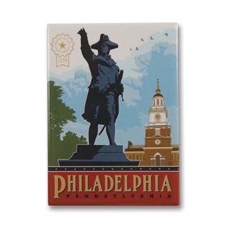 Philadelphia, PA Magnet | Metal Magnet