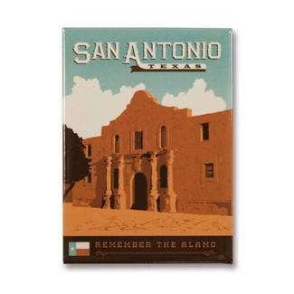 San Antonio, TX Magnet | Metal Magnet