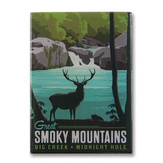 Great Smoky Big Creek | Metal Magnet