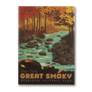 Great Smoky Deep Creek | Metal Magnet