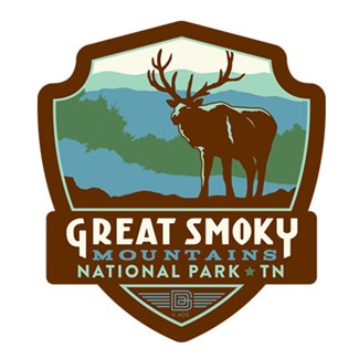 Great Smoky Elk Emblem | Vinyl Magnet