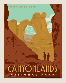 Canyonlands NP Angel Arch Print | 8" x10" Print