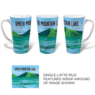 Smith Mountain Lake Latte |Latte Mug
