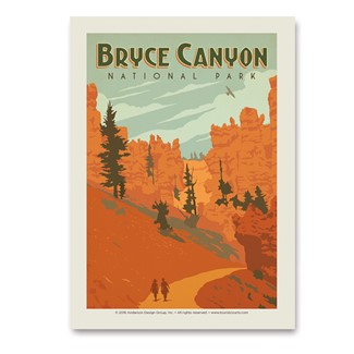 Bryce Canyon Queen's Garden Vertical Sticker | Made in America