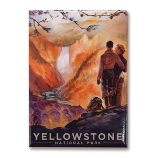 Yellowstone Falls Magnet | American Made