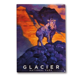 Glacier Mountain Goat | American made metal magnets