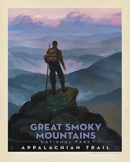 Great Smoky Apalahian Trail Print | American made print