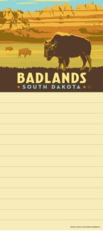 Badlands, SD List Pad | Made in the USA