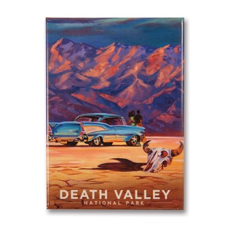 Death Valley Living It Up Metal Magnet | Made in the USA