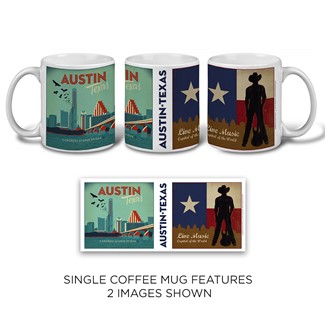 Austin, TX Double Mug | Tourist Courts