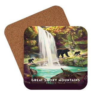 Great Smoky Grotto Falls | American Made Coaster