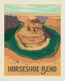 Horseshoe Bend  Print | 8" x 10" Print