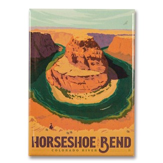 Horseshoe Bend Magnet | Metal Magnet