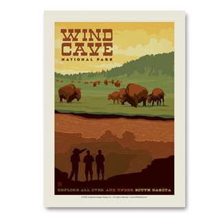 Wind Cave | Vertical Sticker