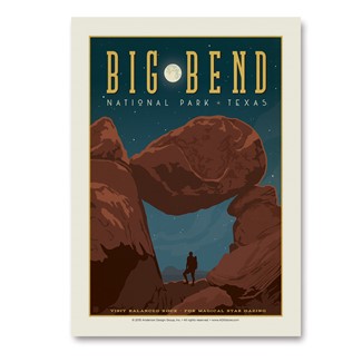 Big Bend NP Balanced Rock Vert Sticker | Vertical Sticker