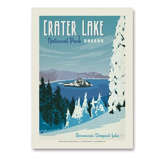 Crater Lake | Vertical Sticker