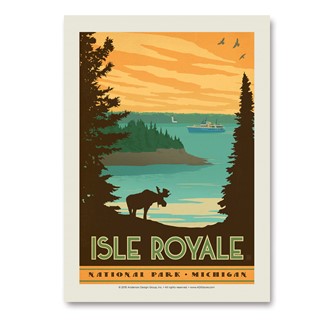 Isle Royale | Vertical Sticker