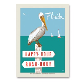 FL Rush Hour/Happy Hour | Vertical Sticker