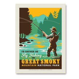 Great Smoky Fly Fishing | Vertical Sticker