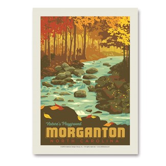 NC Morganton Creek | Vertical Sticker