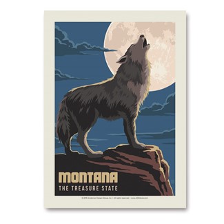 MT Gray Wolf | Vertical Sticker