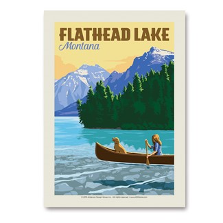 MT Flathead Lake | Vertical Sticker