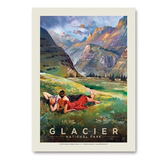 Glacier View | Vertical Sticker