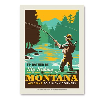 MT Fly Fishing | Vertical Sticker