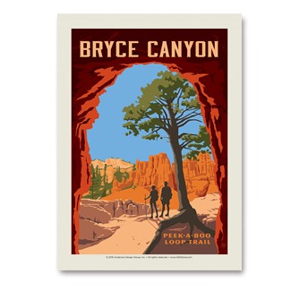 Bryce Canyon Peekaboo Trail | Vertical Sticker