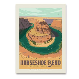 Horseshoe Bend | Vertical Sticker