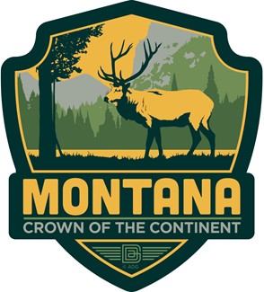 MT Elk Emblem Sticker | American Made