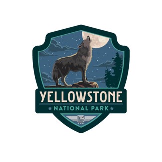Yellowstone Wolf Emblem Sticker | American Made
