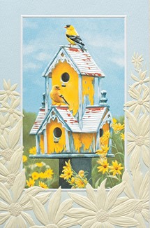 House Hunting | Birdhouse greeting cards