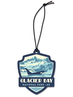 Glacier Bay Emblem Wood Ornament | American Made