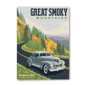 Great Smoky Hwy 441 Magnet | Metal Magnet