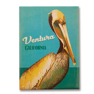 Ventura, CA Pelican Pub Magnet | Made in the USA