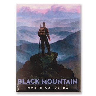 NC Black Mountain Trail Magnet | Metal Magnets