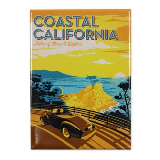 Coastal California Vertical Magnet | Made in the USA