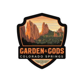 Garden of the Gods, CO Emblem Sticker | Emblem Sticker