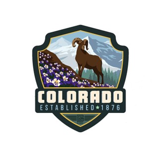 Columbine CO Emblem Sticker | Emblem Sticker