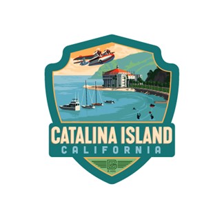 Catalina Island Emblem Sticker | Emblem Sticker