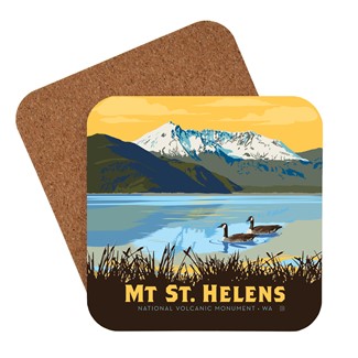 WA, Mount St. Helens Coaster | American Made Coaster