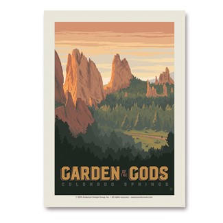 Garden of the Gods, CO Vert Sticker | Vertical Sticker