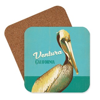 Ventura, CA Pelican Pub Coaster | American made coaster