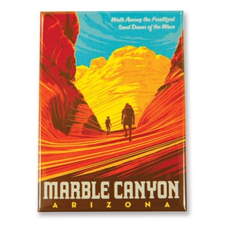 Marble Canyon, AZ Magnet | Metal Magnet