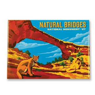 Natural Bridges National Monument, UT Magnet | Metal Magnet