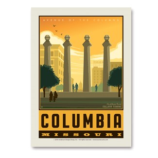 Columbia, MO Vert Sticker | Vertical Sticker