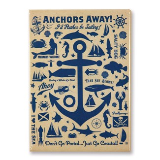 Anchor Pattern Print Magnet | American Made Magnet