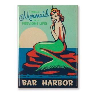 Mermaid Queen Bar Harbor Magnet | American Made Magnet