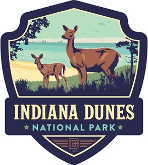 Indiana Dunes Emblem Sticker | Emblem Sticker